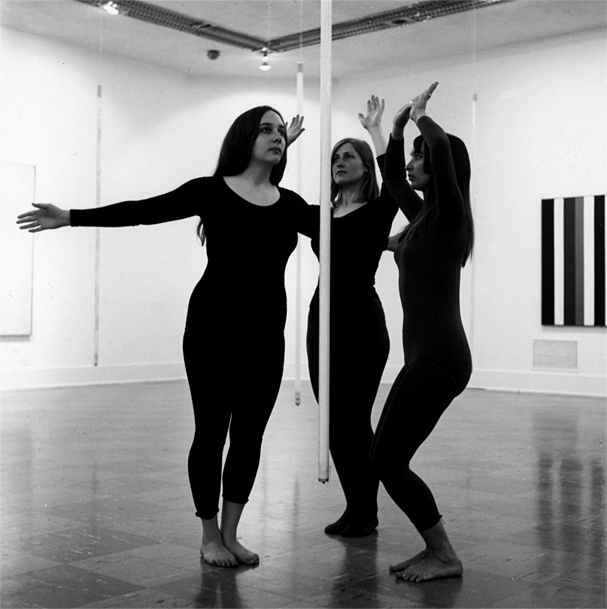 TheCo. rehearsing for Intermedia Nights