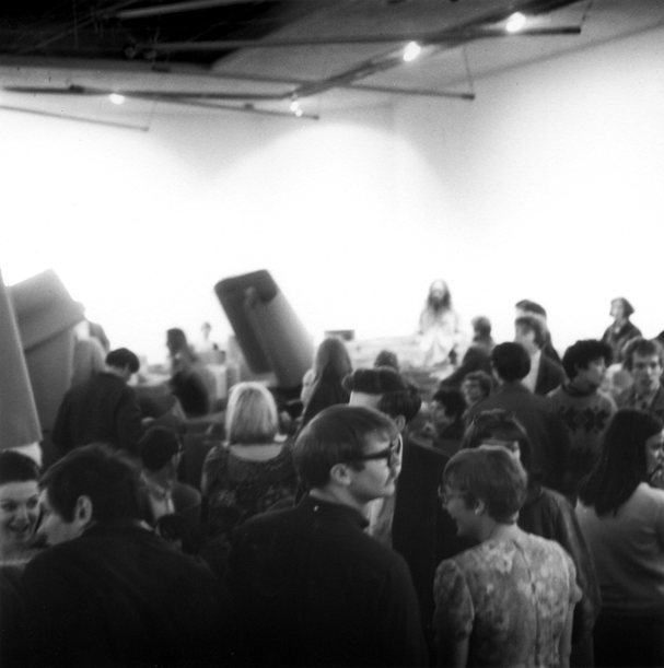 James Barber installation at Intermedia Nights