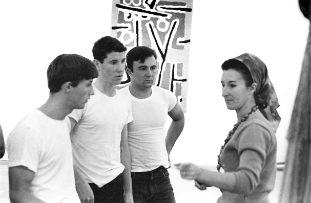 The Co. rehearsing for Chromatic Steps