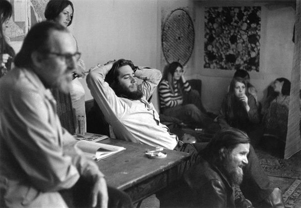 Intermedia video screening at the New Era Social Club.