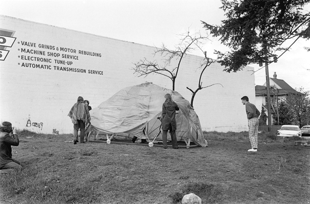 Geodesic Dome construction at 4th and Arbutus