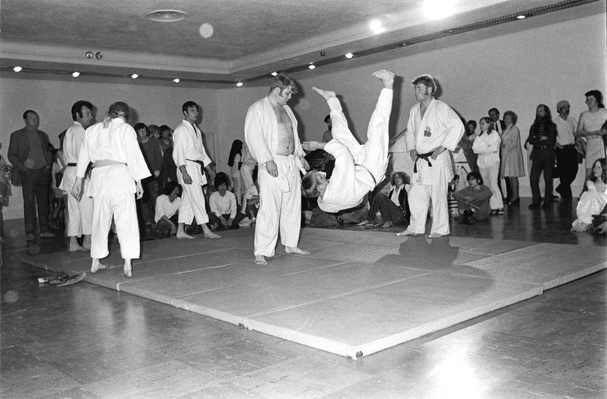 Judo demonstration at the opening night of the Dome Show